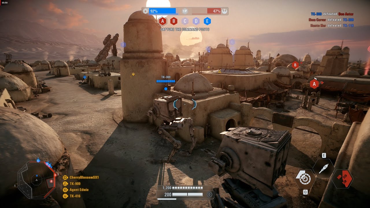 Star Wars Battlefront II - Instant Action AT-ST Gameplay - PC 2K HD