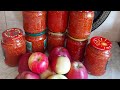 Самая вкусная аджика с яблоками