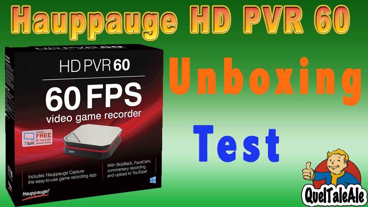 HD PVR 60 Hauppauge - Unboxing e Test + Hauppauge Capture