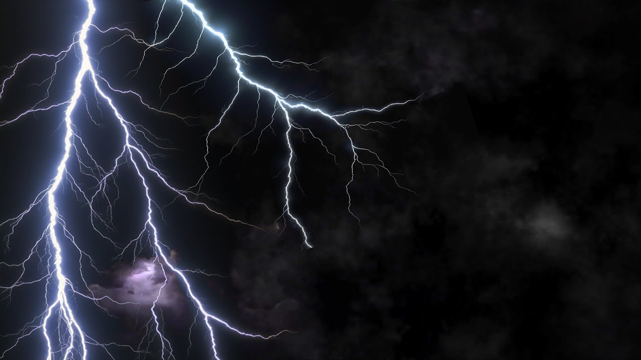 Epic 4K Thunderstorm & Lightning Strikes: Nighttime Lightning Background Video 4K