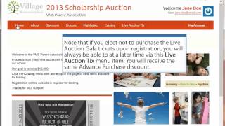 Auction Site Intro Demo
