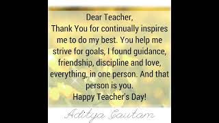 Teacher's Day best wishes to your teachers | Wishes to out teachers on Teacher's Day 💓 #teachersday screenshot 4