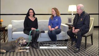 Laura Stinchfield, The Pet Psychic ®, talks with Moose a rescue pit bull about his fear of the vet.