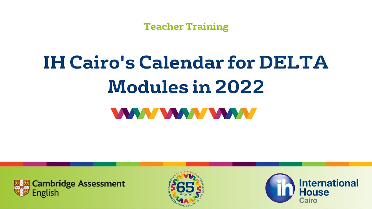 IH Cairo's Calendar for DELTA Modules in 2022