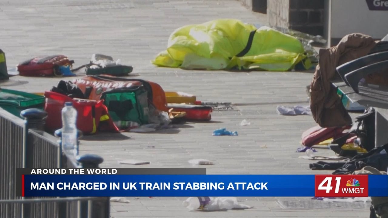 Two men arrested after stabbing rampage on UK train leaves passengers ...