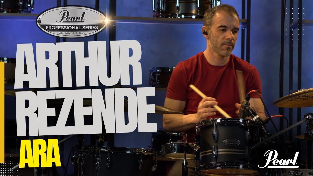 Arthur Rezende - Ara - no estúdio da Pearl Brasil