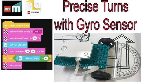 Robot Inventor, SPIKE Prime Gyro Turns - Precise 90 Degree Turns