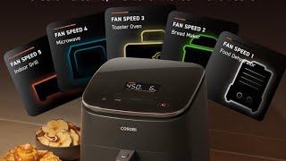 Review COSORI Air Fryer 9 in 1 Compact Large 6 Qt