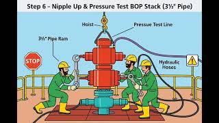 Step 6 Nipple Up BOP Stack & Pressure Test Straddle/Repair  