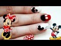 Mickey Ve Minnie Fare Tırnak Tasarımı / Mickey And Minnie Nail Art Tutorial