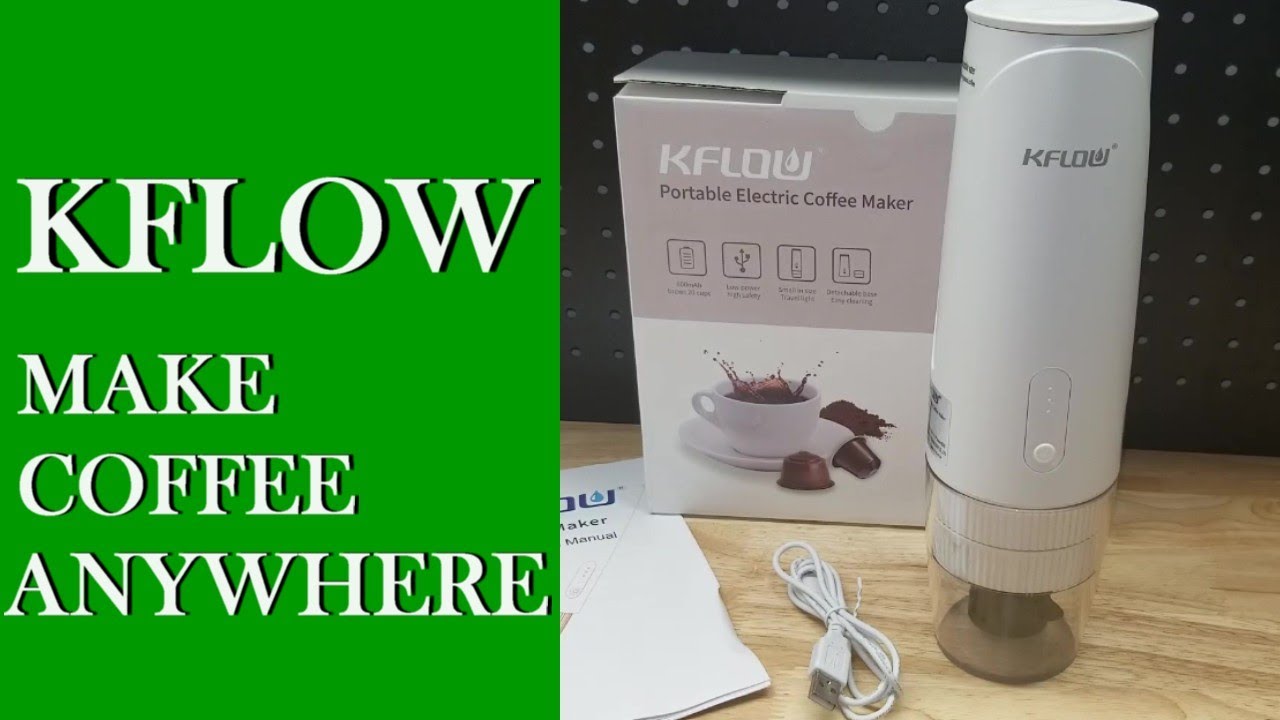 [50 Off, LIMITED TIME] KFLOW Portable Cordless Travel Coffee, Expresso
