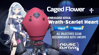 FIGURE FANTASY Caged Flower ~ Enraged Soul ~ Wrath-Scarlet Heart HARD TORMENT All Objectives Clear