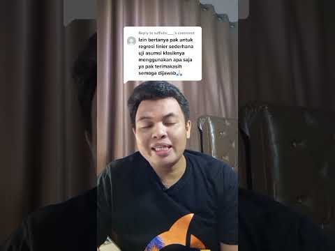 Video: Adakah regresi linear memerlukan taburan normal?