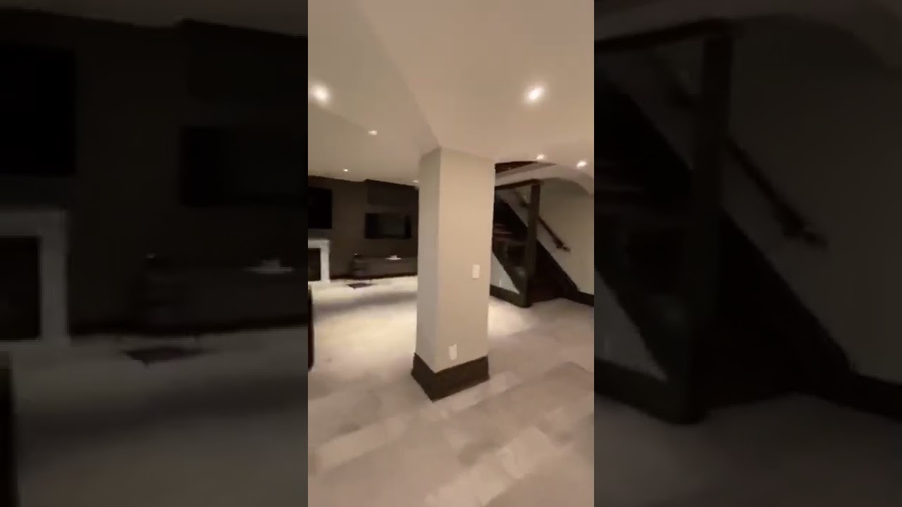 Have You Ever Seen A Basement Like This? (OVO Styled Basketball Court) @SalernoRealEstate 