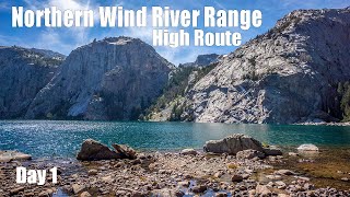 Northern Wind River Range High Route | 7 Day Backpacking EP1: Trail Lake to Ross Lakes