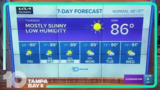 10 Weather: More sunshine today, then getting warmer