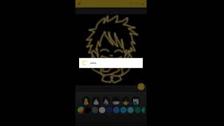 Learn to Draw Glow Cartoon App Game Play by Justine screenshot 2