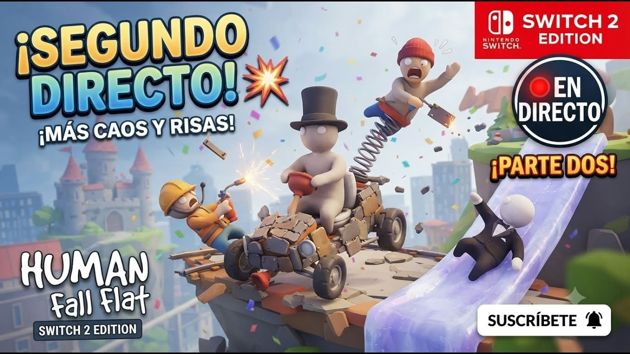 ¡NIVEL DE ESTUPIDEZ: MÁXIMO! 🤦‍♂️🤝 Jugando con mi amigo | HUMAN: FALL FLAT (Parte 2)