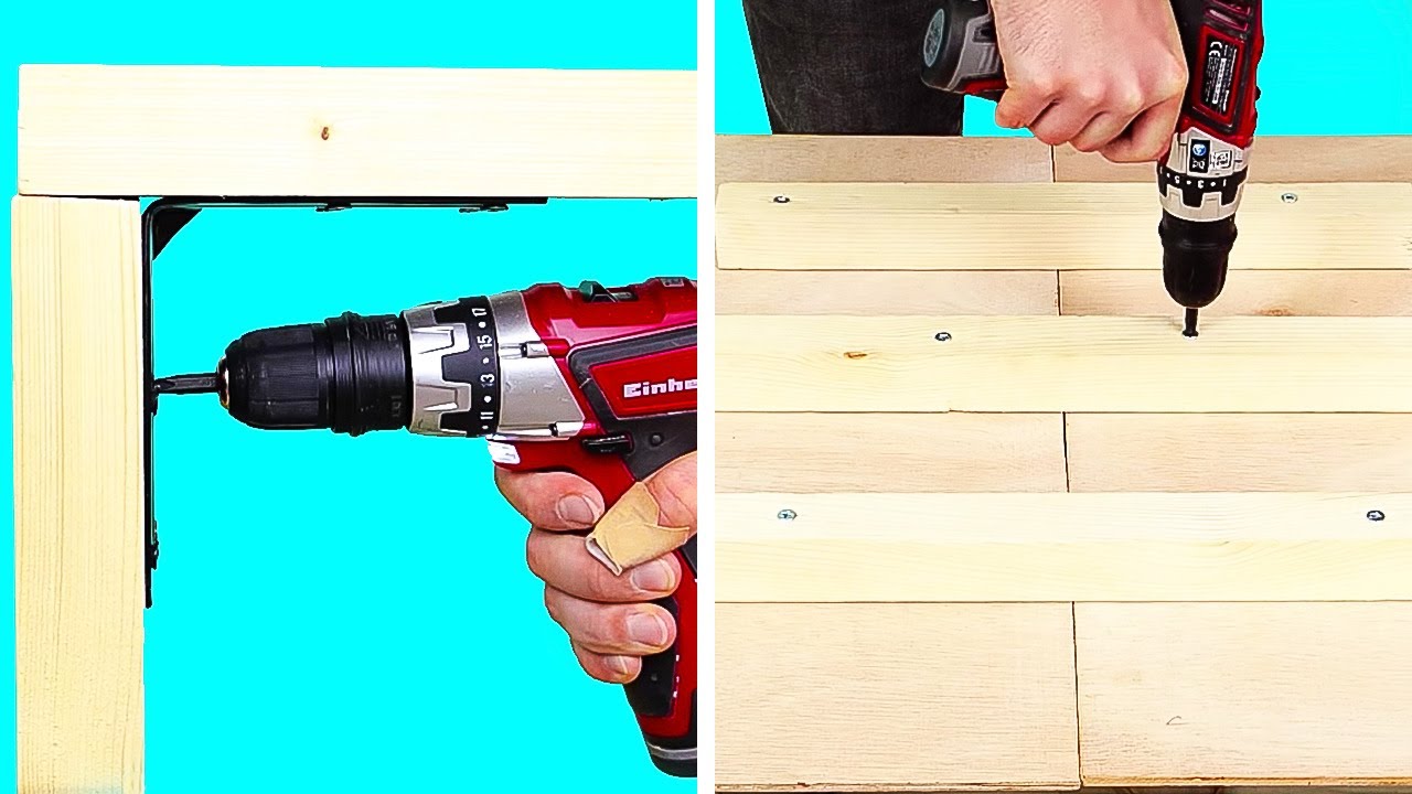 30+ WOODWORKING HACKS and wood decor ideas for your home