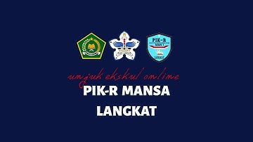PIK-R ll UNJUK EKSKUL MAN 1 LANGKAT ll 2020