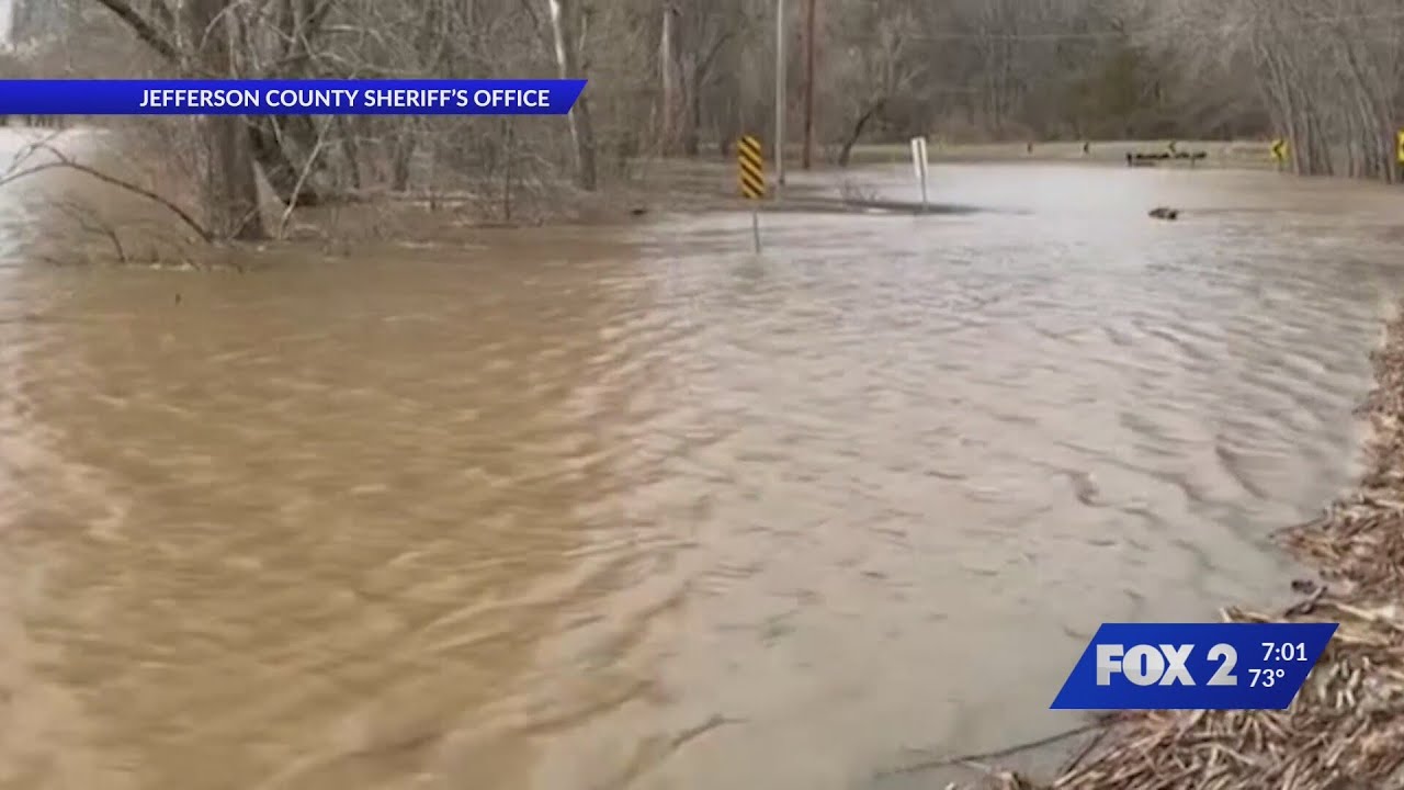 Flooding shuts down roads in Jefferson County