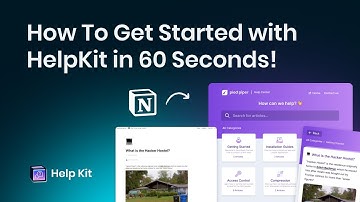 How To Create Your Notion Knowledge Base in 60 Seconds – HelpKit
