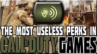 The WORST Perk In Every COD Game Is…