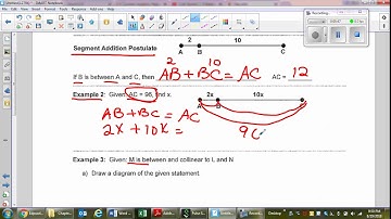Unit 1 Day 2 Segment addition