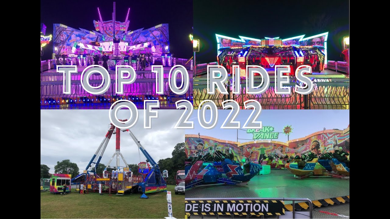 Funfairs and Theme Parks U.K Top 10 rides of 2022