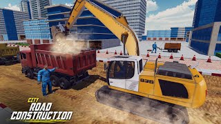 🚜Heavy Sand Excavator Road Construction Game screenshot 4