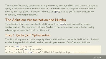 Optimizing Pandas for 1 Million Stock Data: A Guide to Vectorization and Numba