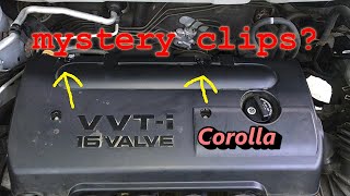 Corolla Engine Cover Retaining Clip/Fastener Removal 2003-2013