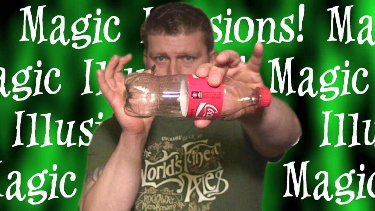 "Signed Coin Through Examined Drink Bottle" 