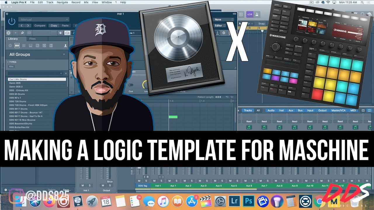 Making A Maschine Template For Logic Pro X! - YouTube