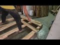 How to dismantle Pallet without a pallet buster...