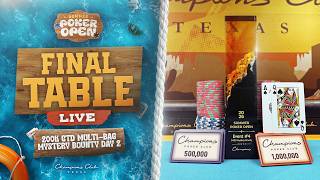 200K GTD Multi-Bag Mystery Bounty Day 2 Final Table Summer Poker Open Champions Club Live