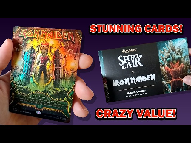 Crazy Secret Lair Value: Iron Maiden, Eddie Unchained (Foil) - YouTube