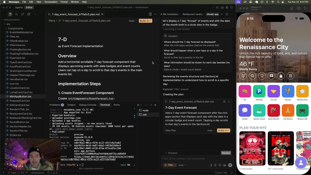 Renaissance City App Ecosystem / Farcaster MiniApp integration