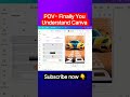 Modern Car Design | How to Make a Good Poster on Canva #shorts #canvadesign #socialmedia