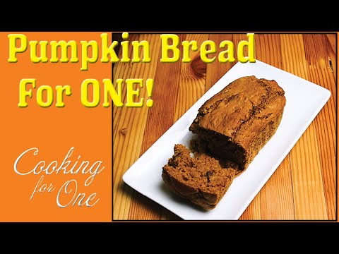 Pumpkin Bread for ONE: Shortcut Recipe with Cake Mix! - YouTube