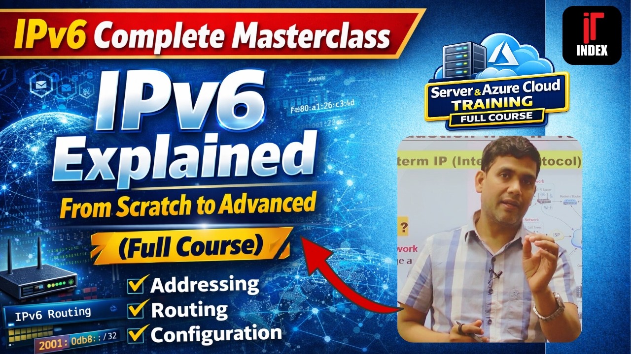 👉 IPv6 Complete Masterclass | IPv6 Explained From Scratch to Advanced ...