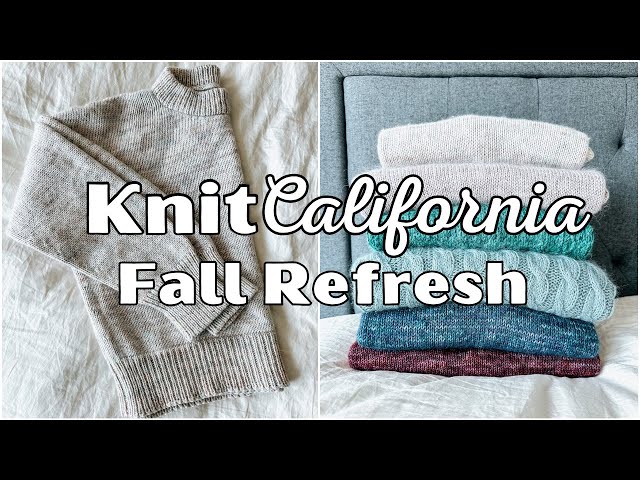 My Knitting Journal - closing out november and planning december - Knit  California Vlogmas Day 2 