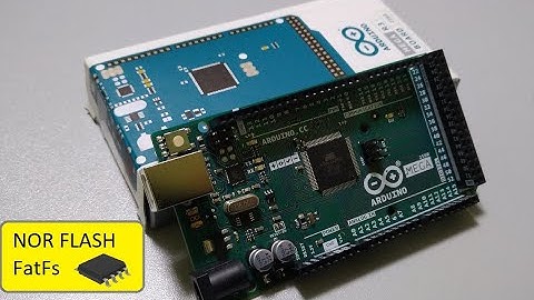 Arduino Mega NOR Flash SPI + FatFs example in Microchip Studio 7