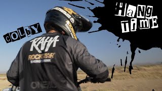 COLBY RAHA rides his STARK VARG in his BACK YARD ft MIKE METZGER, JASON BOROSKY | Hang Time - Ep1