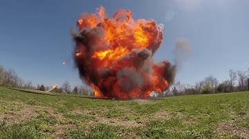 BOOM! See explosions created using household chemicals