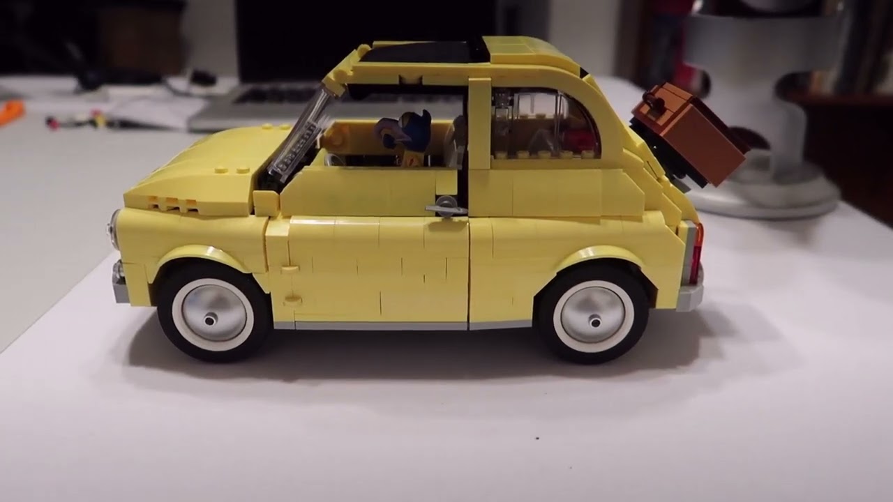 Lego Build 10271 Set Fiat 500 No Stickers