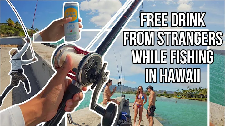Free Drink From Strangers While Fishing in Hawaii | Upgraded Vintage Ulua Newell Tiburon Reels