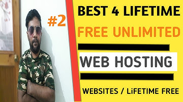 Best 4 lifetime free unlimited web hosting bandwidth and web space providers 2021 (Hindi) | Part - 2