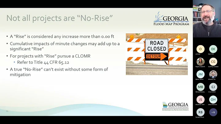 GA DNR Lunch & Learn: "No-Rise" Certification, and...