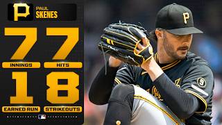 Seven innings, eight strikeouts for Pittsburgh Pirates ace & NL Cy Young contender Paul Skenes! 🏴‍☠️
